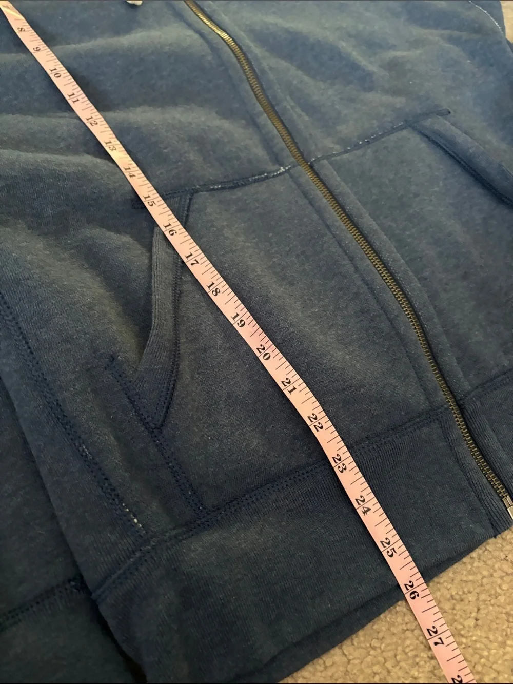 Polo by Ralph Lauren Blue Full-Zip Hooded Sweatshirt Men’s size medium